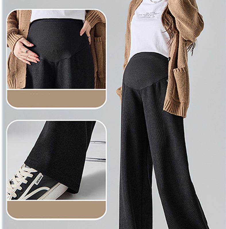 Pregnancy Belly Support Pants Wide Leg Comfortable Maternity Wear