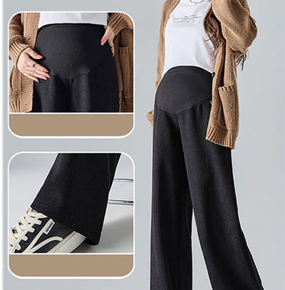 Pregnancy Belly Support Pants Wide Leg Comfortable Maternity Wear