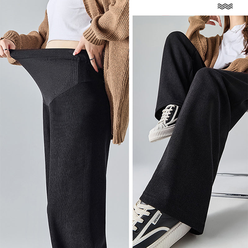 Pregnancy Belly Support Pants Wide Leg Comfortable Maternity Wear