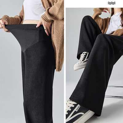 Pregnancy Belly Support Pants Wide Leg Comfortable Maternity Wear