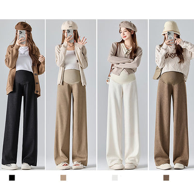 Pregnancy Belly Support Pants Wide Leg Comfortable Maternity Wear