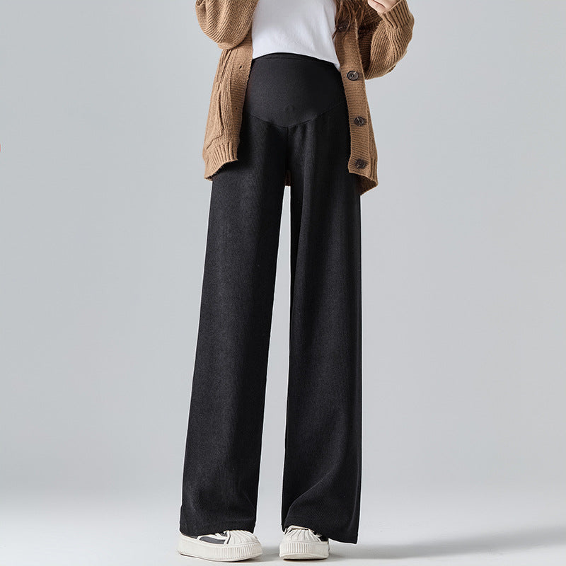 Pregnancy Belly Support Pants Wide Leg Comfortable Maternity Wear