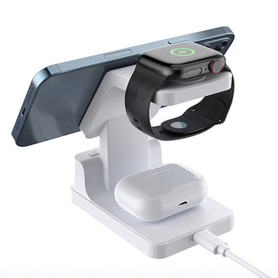 Multi-Function Magnetic Wireless Charger With LED Clock Display