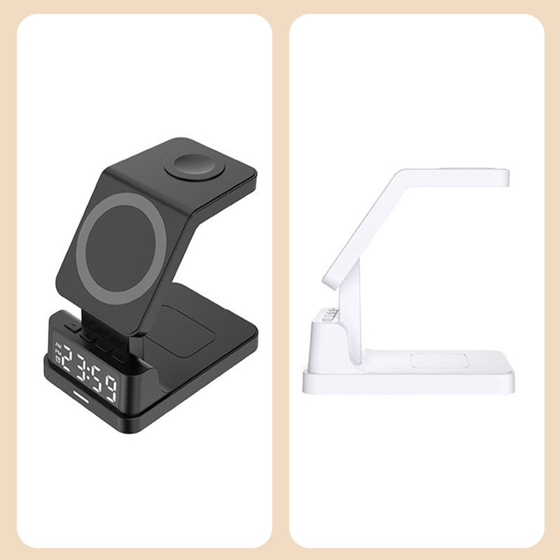 Multi-Function Magnetic Wireless Charger With LED Clock Display