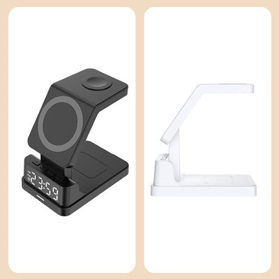 Multi-Function Magnetic Wireless Charger With LED Clock Display