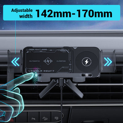 Magnetic Phone Holder For Car With Adjustable Strong Grip Mount