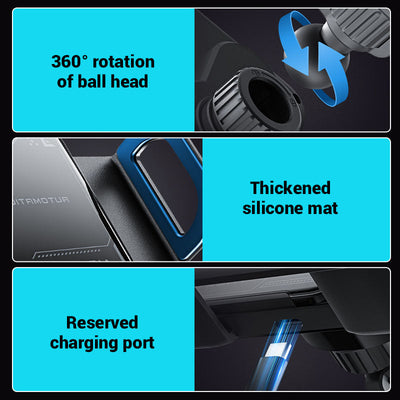 Magnetic Phone Holder For Car With Adjustable Strong Grip Mount