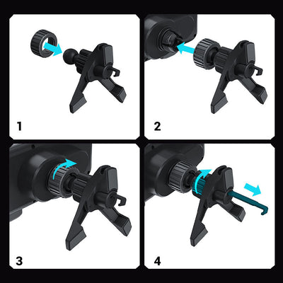 Magnetic Phone Holder For Car With Adjustable Strong Grip Mount