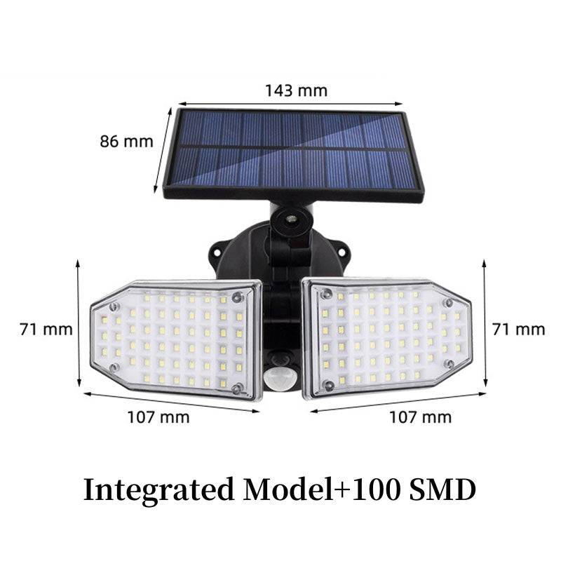 Waterproof Outdoor Solar Motion Sensor Lights For Garden Pathways