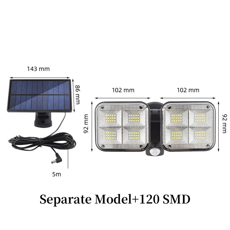 Waterproof Outdoor Solar Motion Sensor Lights For Garden Pathways