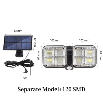 Waterproof Outdoor Solar Motion Sensor Lights For Garden Pathways