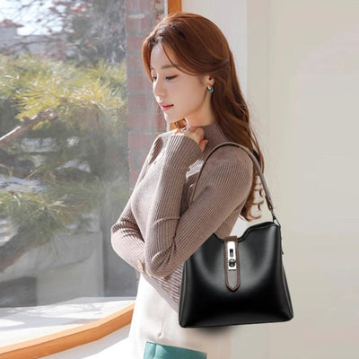 PU Leather Crossbody Bag Large Capacity Multi-Layer Stylish Design