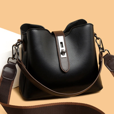 PU Leather Crossbody Bag Large Capacity Multi-Layer Stylish Design