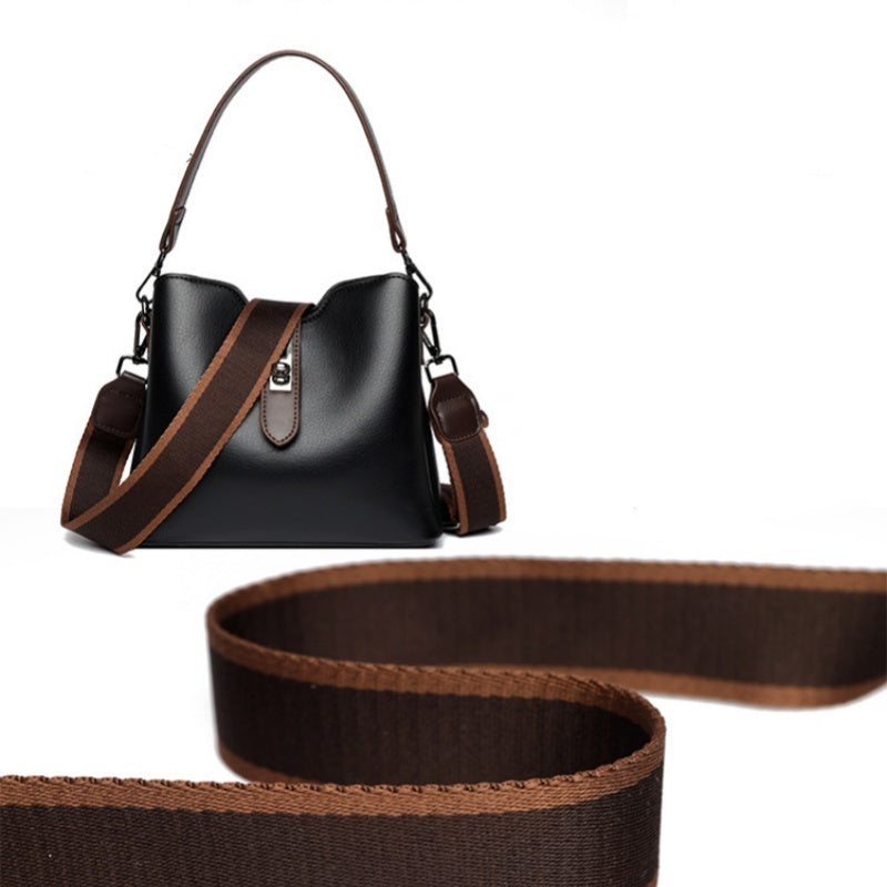 PU Leather Crossbody Bag Large Capacity Multi-Layer Stylish Design