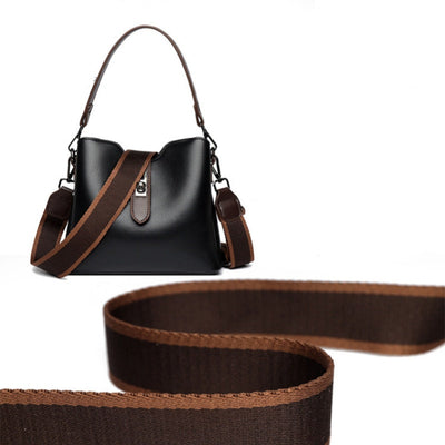 PU Leather Crossbody Bag Large Capacity Multi-Layer Stylish Design
