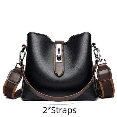 PU Leather Crossbody Bag Large Capacity Multi-Layer Stylish Design