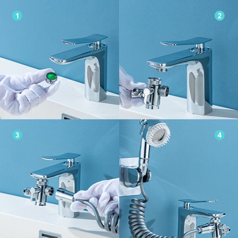 Pressurized Shower Head Kit For Efficient Washbasin Cleaning