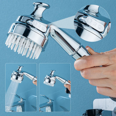 Pressurized Shower Head Kit For Efficient Washbasin Cleaning