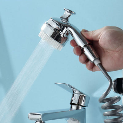Pressurized Shower Head Kit For Efficient Washbasin Cleaning