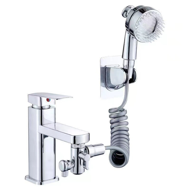 Pressurized Shower Head Kit For Efficient Washbasin Cleaning
