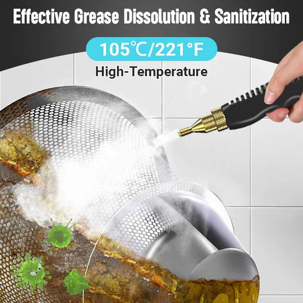 2500W Handheld Steam Cleaner High Temperature Pressurized Steam