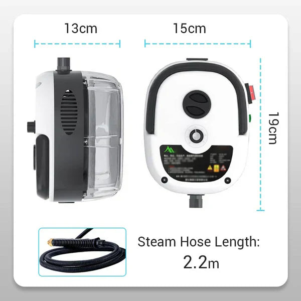 2500W Handheld Steam Cleaner High Temperature Pressurized Steam