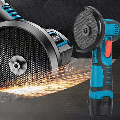 Cordless Brush Angle Grinder Kit Powerful Portable Tool Set