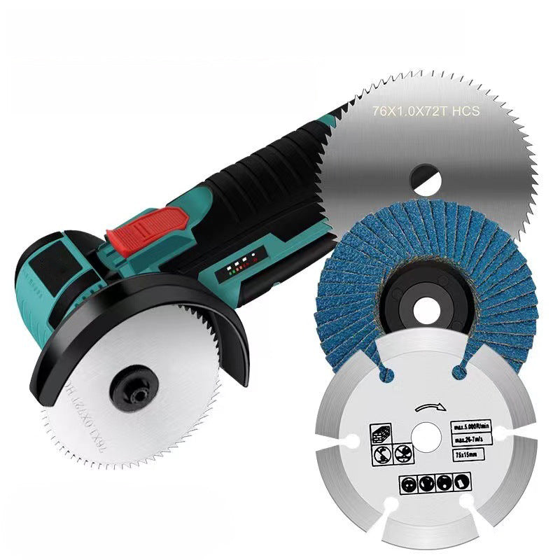 Cordless Brush Angle Grinder Kit Powerful Portable Tool Set