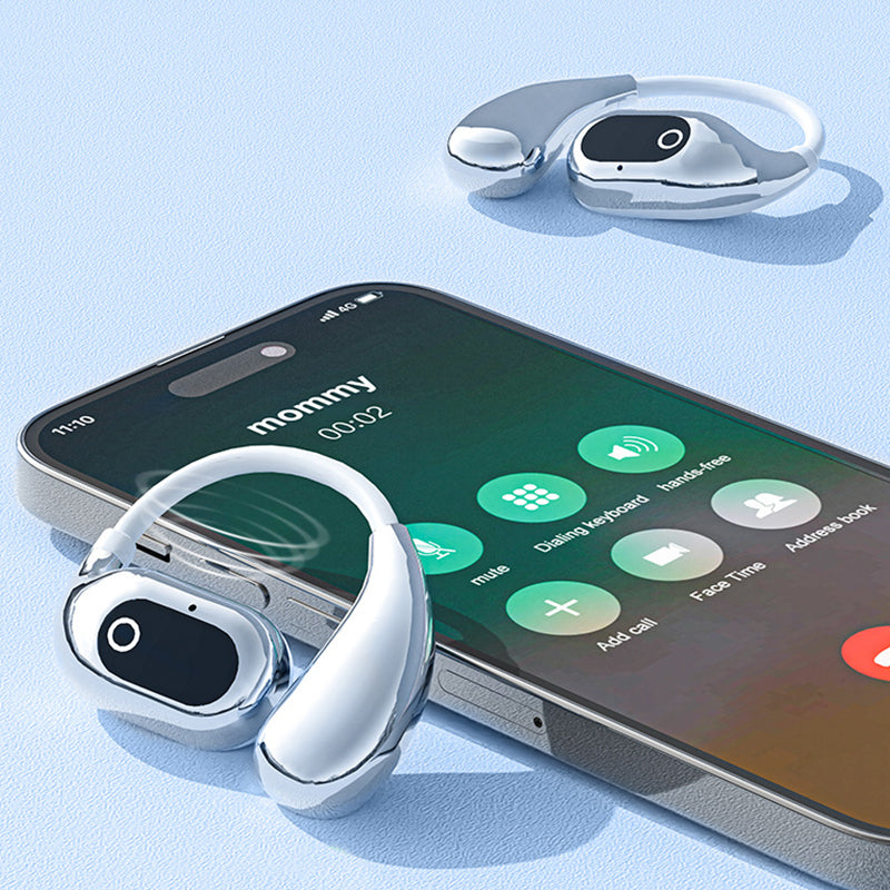 Bluetooth Open-Ear Headphones With Real-Time Translator Feature