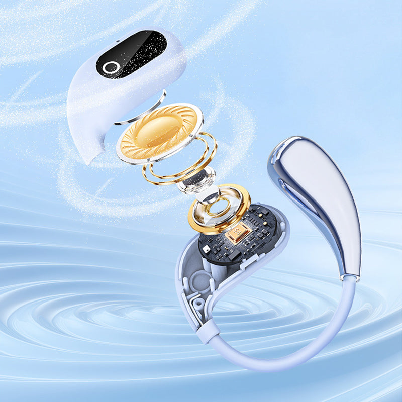 Bluetooth Open-Ear Headphones With Real-Time Translator Feature