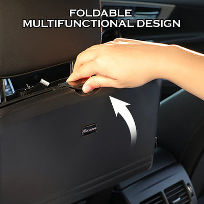 Foldable Car Backseat Tray Portable Travel Food Table Organizer