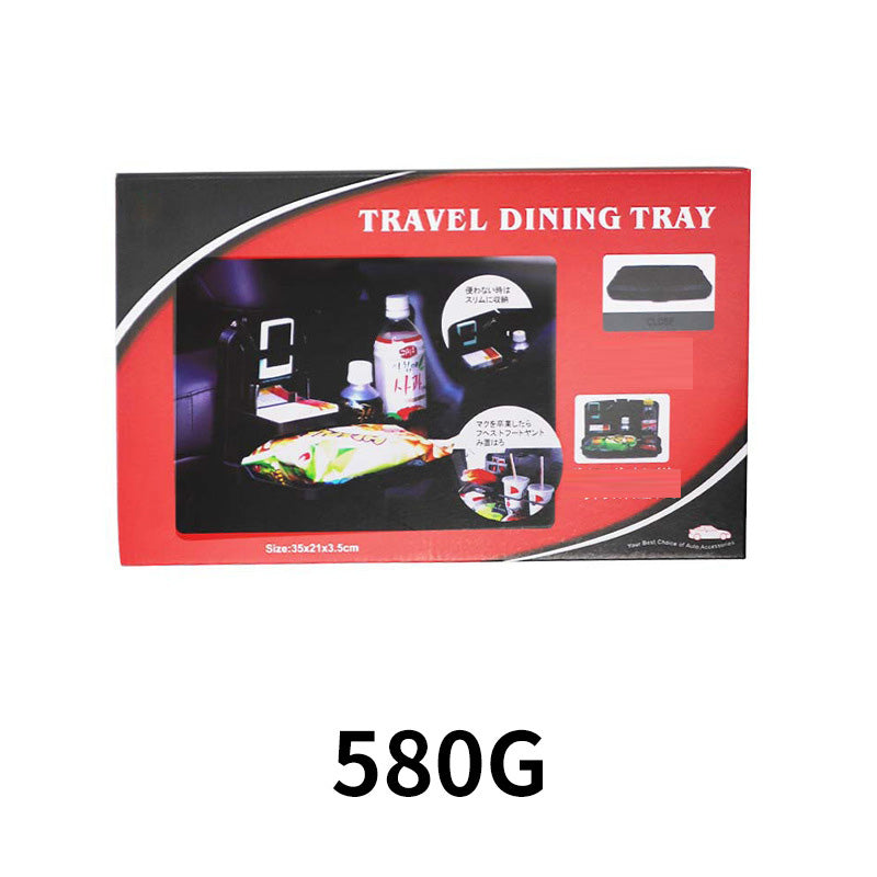 Foldable Car Backseat Tray Portable Travel Food Table Organizer