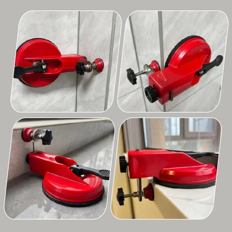 Suction Cup Level Holder For Precise Hands-Free Positioning