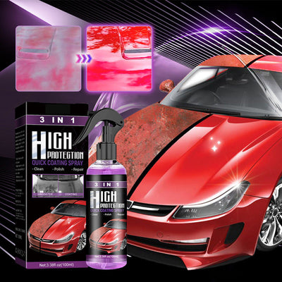3 In 1 Quick Protection Car Coating Spray For Shine