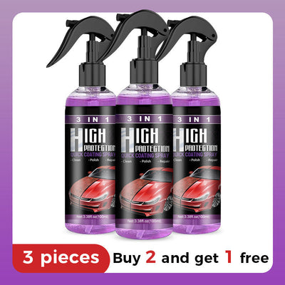 3 In 1 Quick Protection Car Coating Spray For Shine