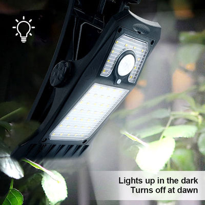 Installation-Free Solar Clip Lamp Portable Outdoor Garden Light