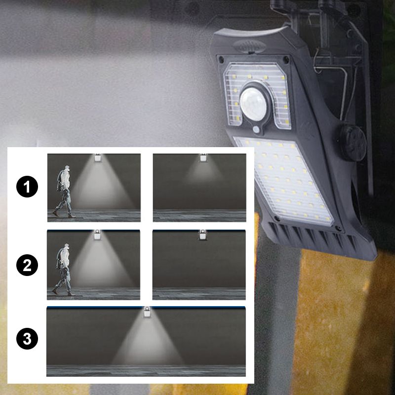 Installation-Free Solar Clip Lamp Portable Outdoor Garden Light