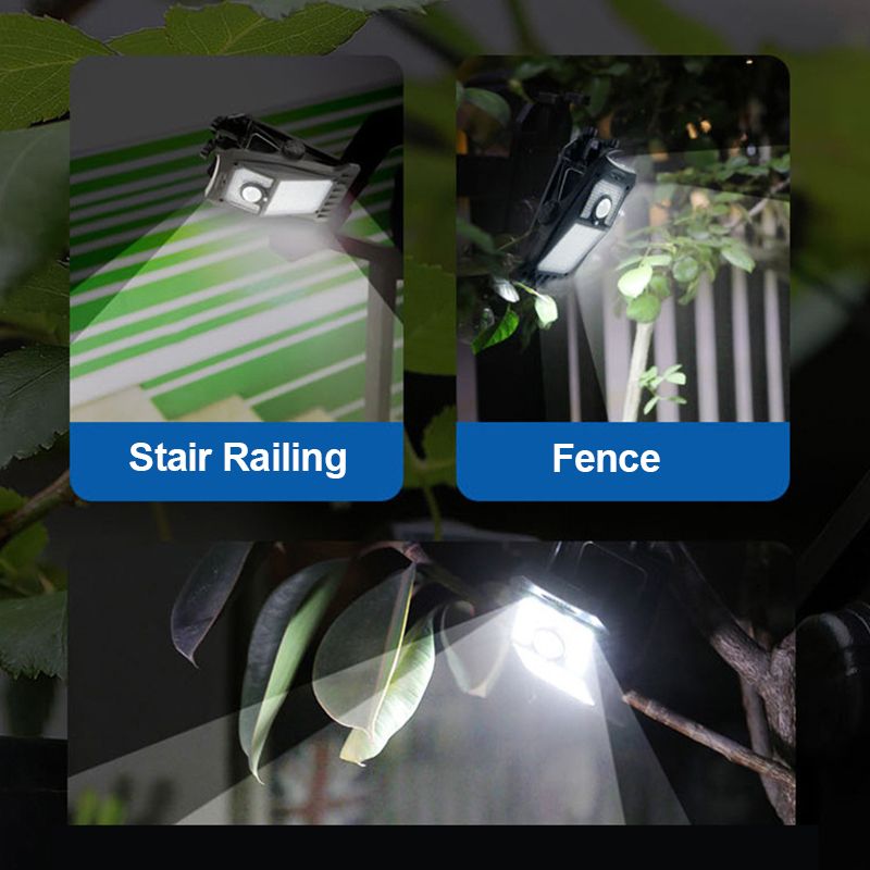 Installation-Free Solar Clip Lamp Portable Outdoor Garden Light