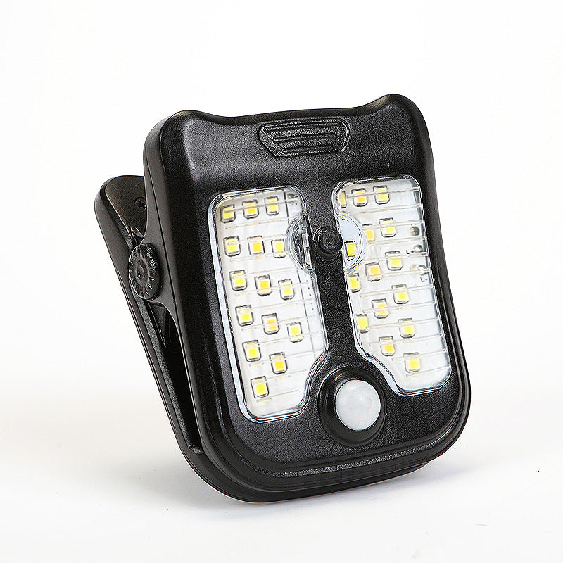 Installation-Free Solar Clip Lamp Portable Outdoor Garden Light