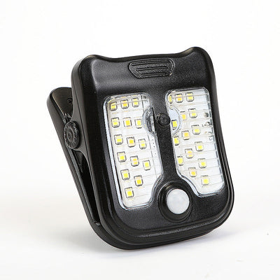 Installation-Free Solar Clip Lamp Portable Outdoor Garden Light