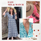 Bohemian Casual Dress V-neck Waist Wrap Long Print Dress
