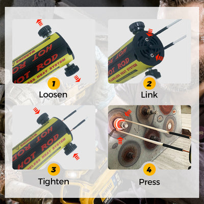 Magnetic Induction Heater Kit 1100W Bolt Removal Tool