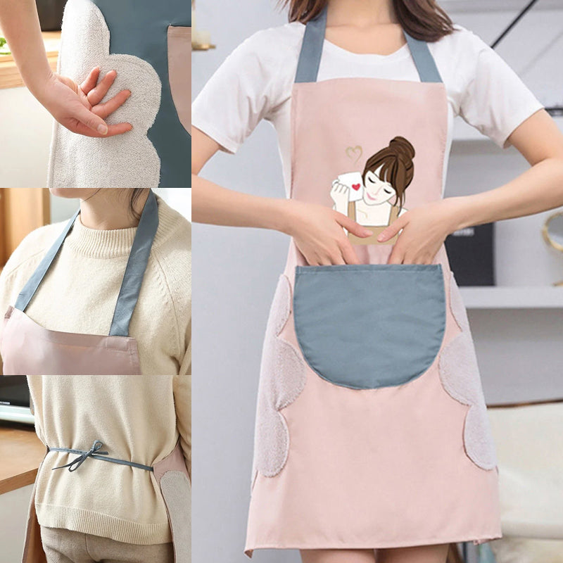 Waterproof Kitchen Apron Washable Durable Cooking Apron