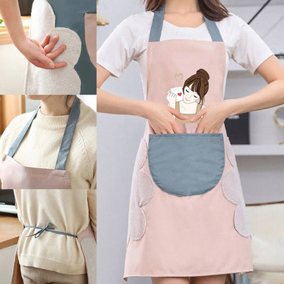 Waterproof Kitchen Apron Washable Durable Cooking Apron