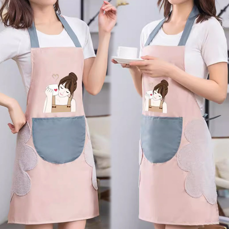 Waterproof Kitchen Apron Washable Durable Cooking Apron
