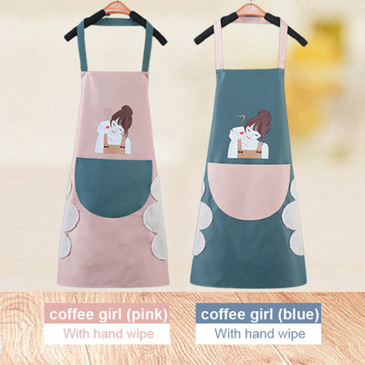 Waterproof Kitchen Apron Washable Durable Cooking Apron