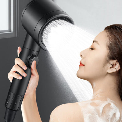 4 Mode High Pressure Shower Head With Built In Filter