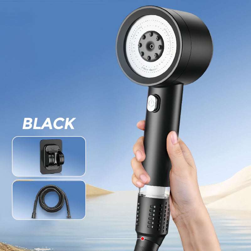 4 Mode High Pressure Shower Head With Built In Filter