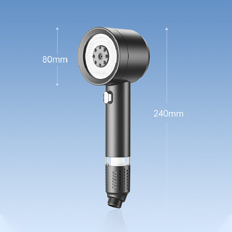 4 Mode High Pressure Shower Head With Built In Filter