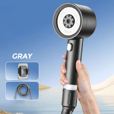4 Mode High Pressure Shower Head With Built In Filter